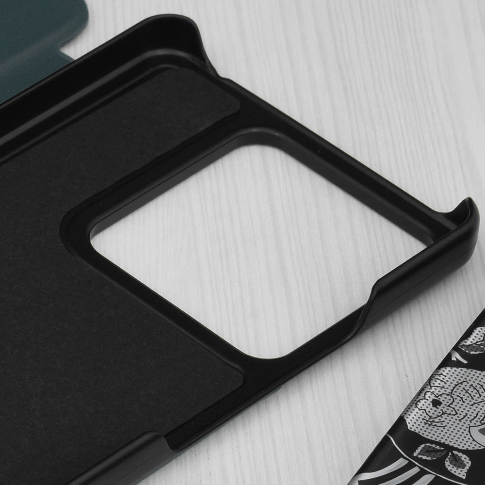 Husa de protectie Techsuit eFold Series compatibila cu Xiaomi Redmi Note 9 Pro, acoperire spate, negru
