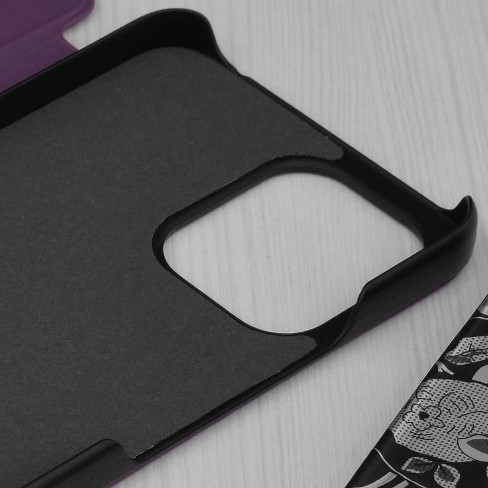 Husa de protectie Techsuit eFold Series compatibila cu Xiaomi Redmi 12 5G, acoperire spate, mov