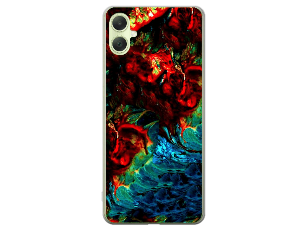 Husa Silicon HQCover compatibila cu Samsung Galaxy A31, model Explozie de culori v2, rezistenta la socuri si zgarieturi, SP1M00043