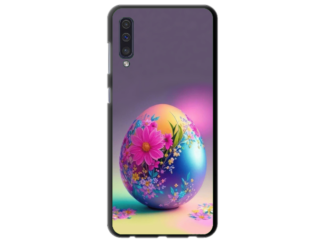 Husa Silicon HQCover compatibila cu Samsung Galaxy A30s, model Easter Egg, rezistenta la socuri si zgarieturi, SP1M00002