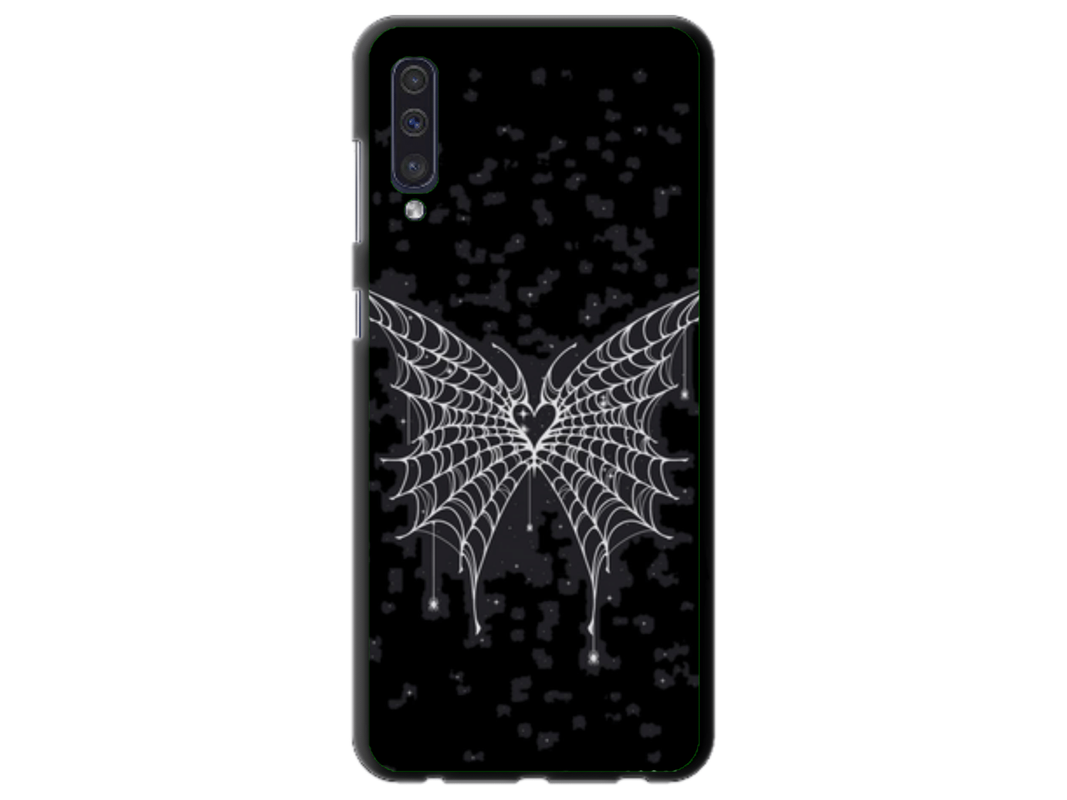 Husa Silicon HQCover compatibila cu Samsung Galaxy A50, model Butterfly, rezistenta la socuri si zgarieturi, SP1M00038