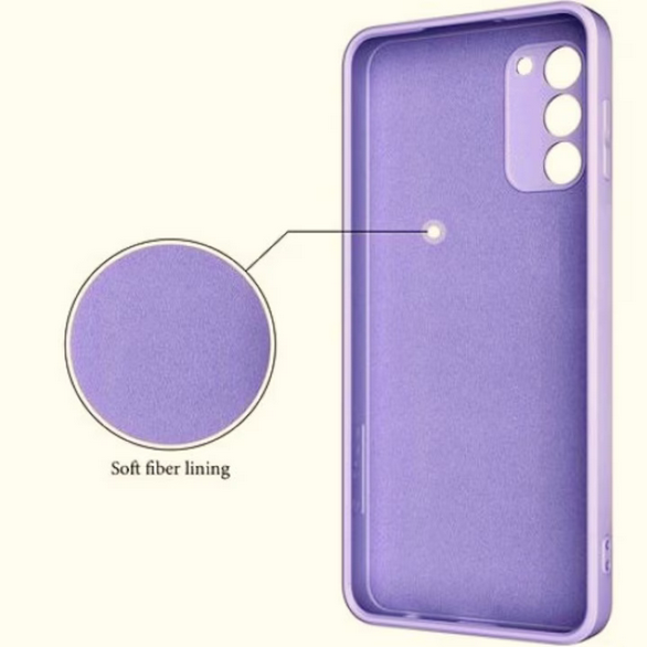 Husa de protectie Silicon compatibila cu Apple iPhone 12 Pro Max, mov, rezistenta la socuri, tip carcasa, interior microfibra