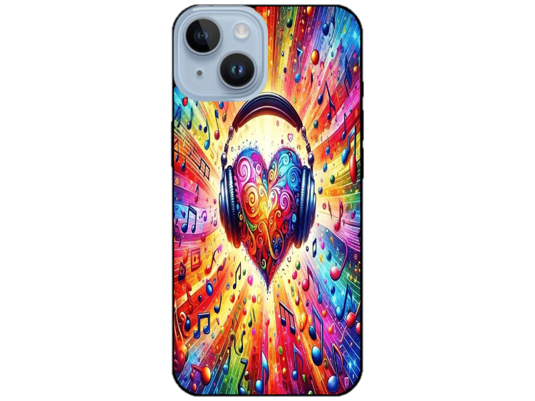 Skin Heart Song 1, compatibil cu Apple iPhone 14, M0086