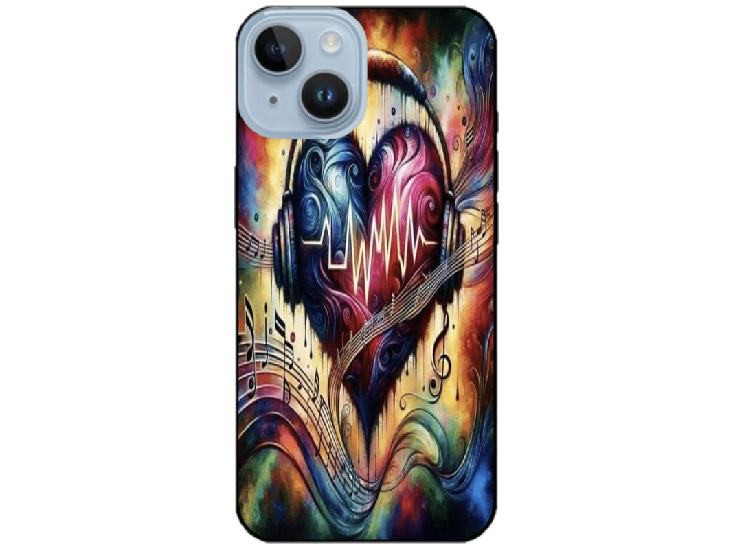 Skin Heart Song 2, compatibil cu Apple iPhone 14, M0090