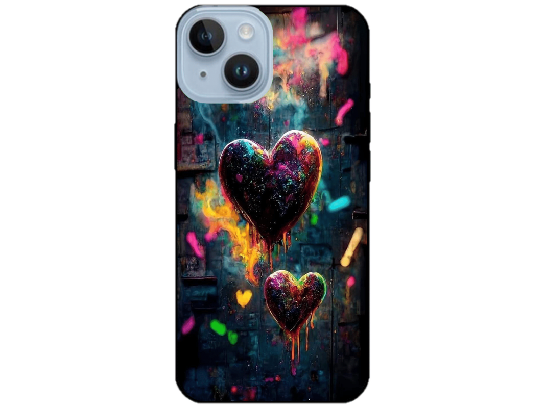 Skin Hearts, compatibil cu Apple iPhone 13 Mini, M0190
