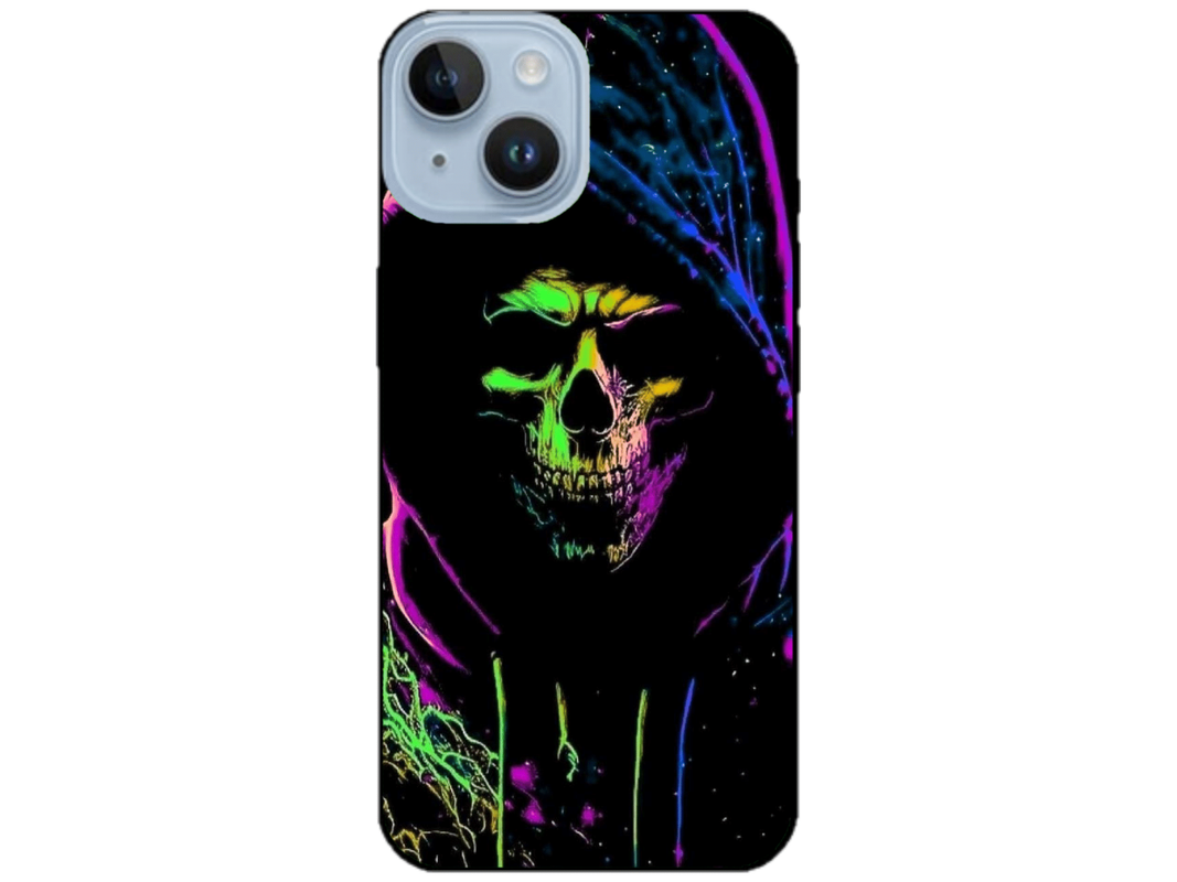 Skin Rebel Skull, compatibil cu Apple iPhone 13 Mini, M0233
