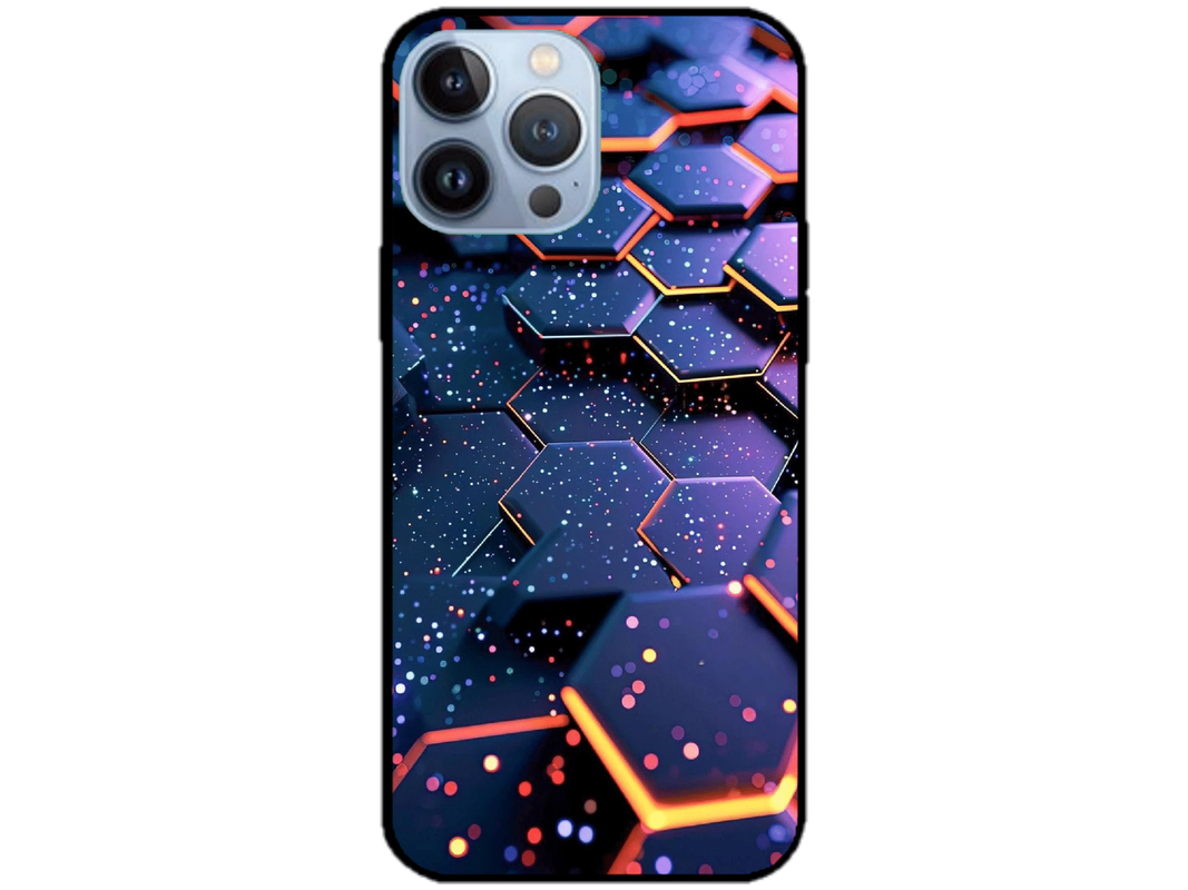 Skin Hexagons 1, compatibil cu Apple iPhone 14 Pro, M0209