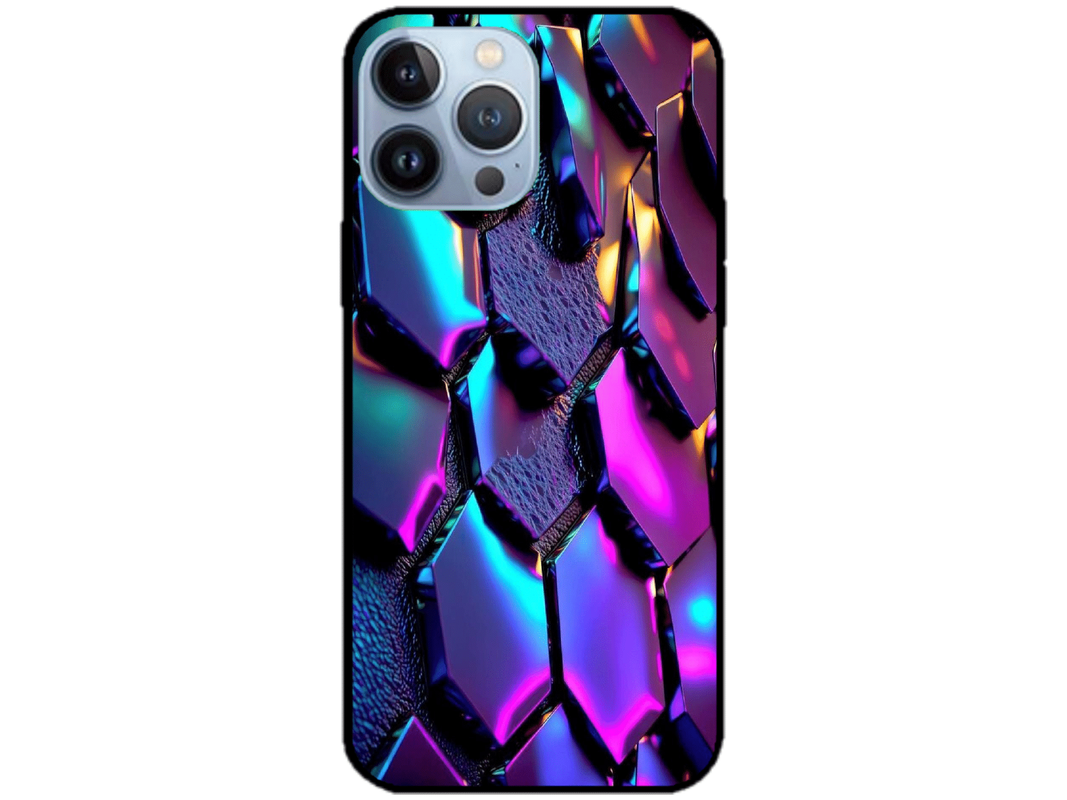 Skin Hexagons 2, compatibil cu Apple iPhone 14 Pro, M0214