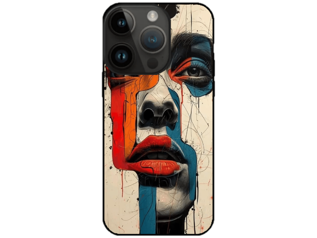 Skin Facepaint, compatibil cu Apple iPhone 15 Pro, M0012