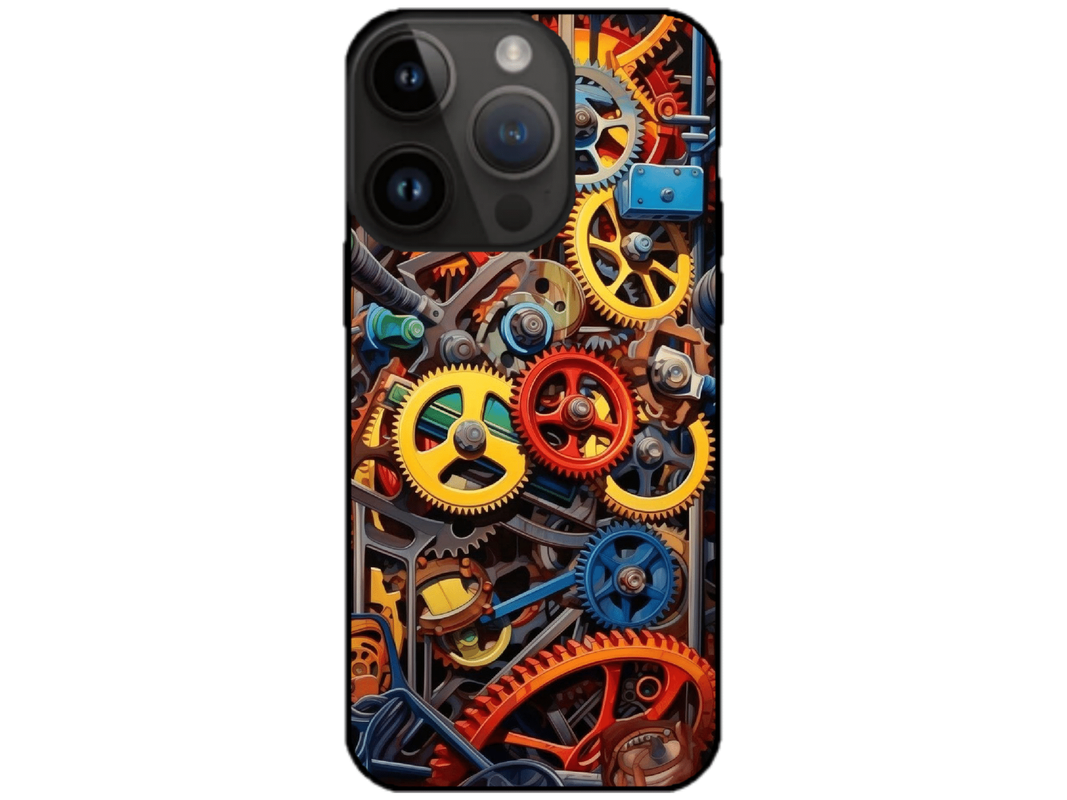 Skin Gears, compatibil cu Apple iPhone 15 Pro, M0013
