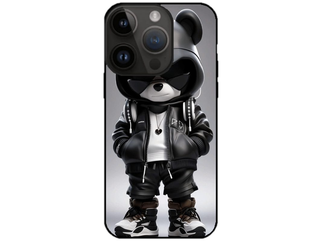 Skin Cool Bear 1, compatibil cu Apple iPhone 15 Pro Max, M0129