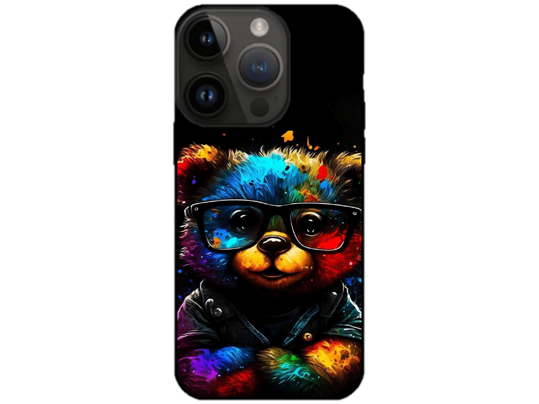 Skin Rainbow Bear 4, compatibil cu Apple iPhone 15 Pro Max, M0167
