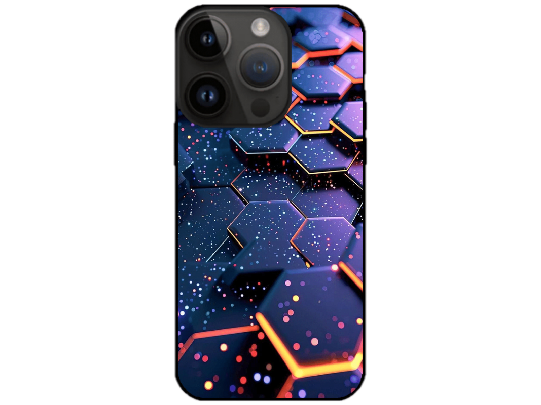 Skin Hexagons 1, compatibil cu Apple iPhone 15 Pro Max, M0209
