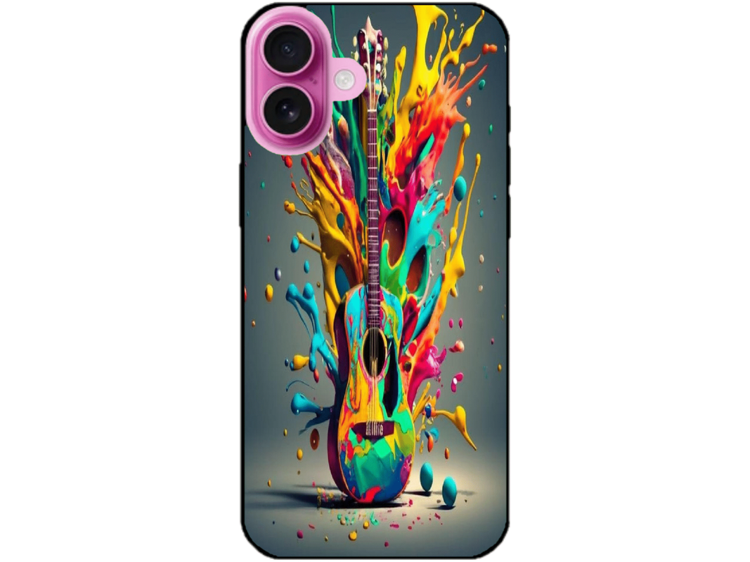 Skin Rainbow Music 2, compatibil cu Apple iPhone 16 Plus, M0101