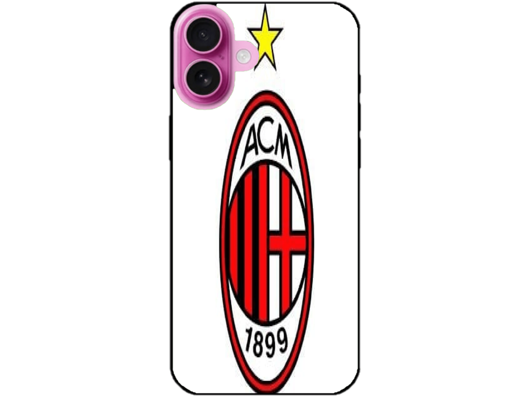 Skin AC Milan, compatibil cu Apple iPhone 16 Plus, M0108