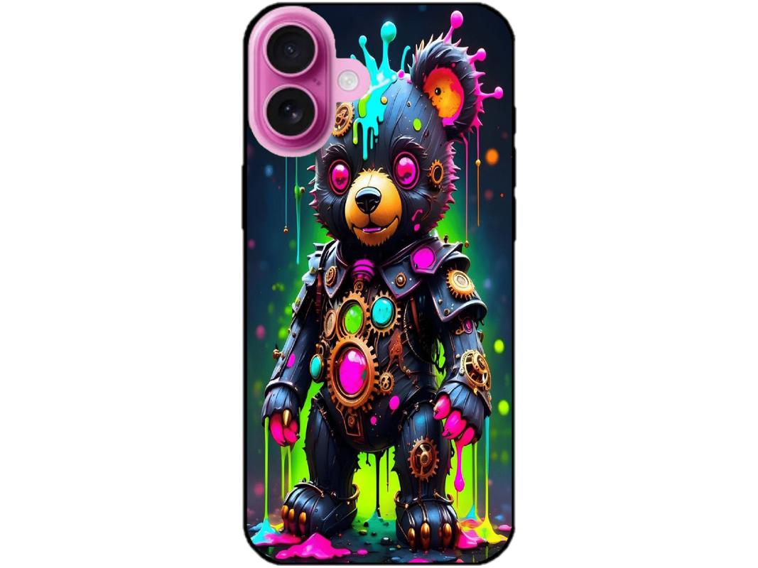 Skin Rainbow Bear 2, compatibil cu Apple iPhone 16 Plus, M0159