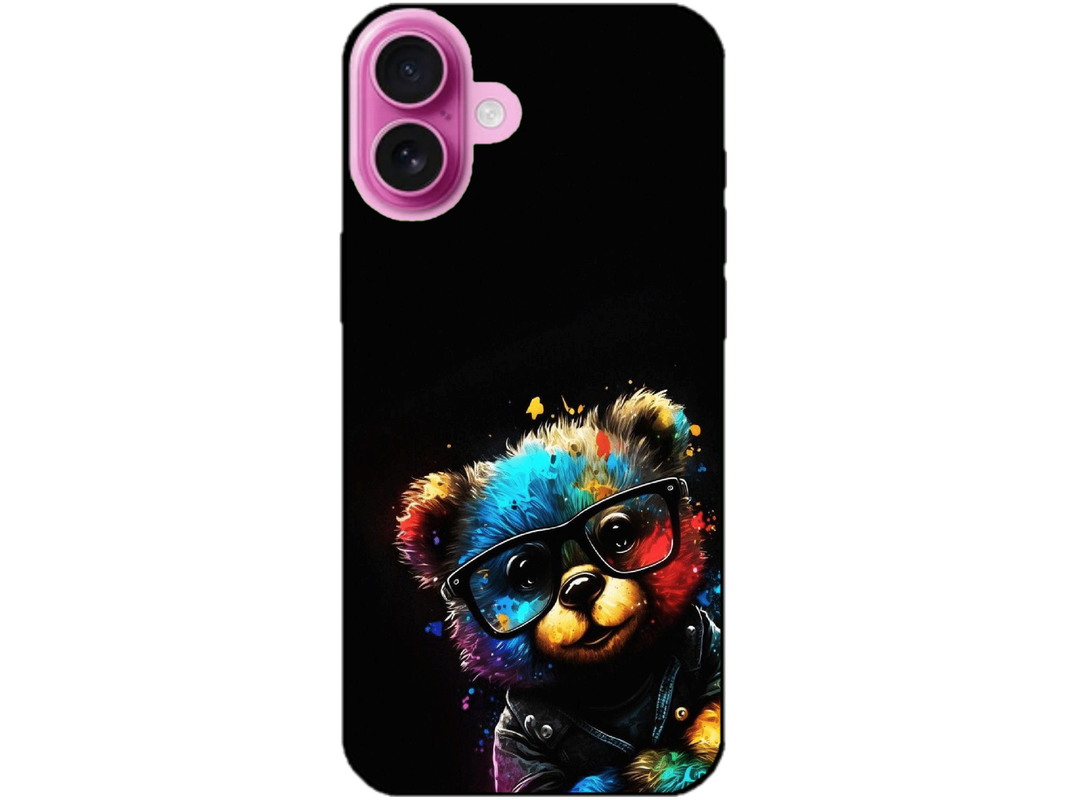 Skin Rainbow Bear 5, compatibil cu Apple iPhone 16, M0228
