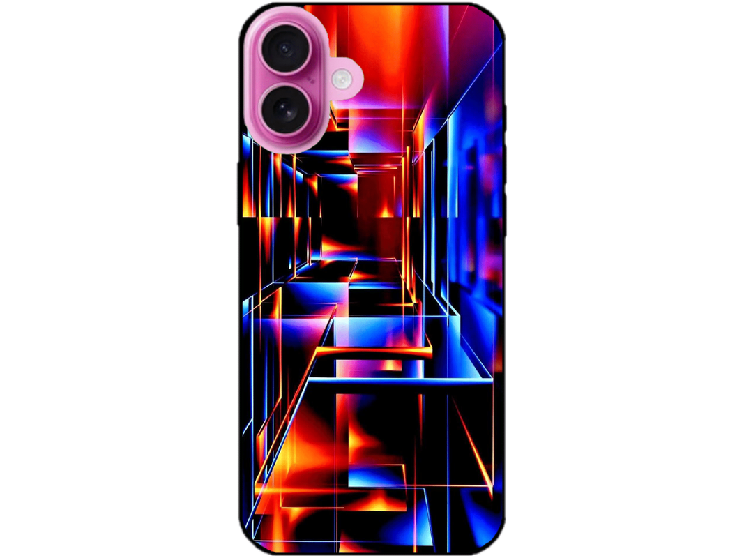 Skin Abstract Square, compatibil cu Apple iPhone 16 Plus, M0229