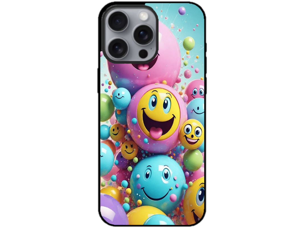 Skin Smiley Ball, compatibil cu Apple iPhone 16 Pro, M0007