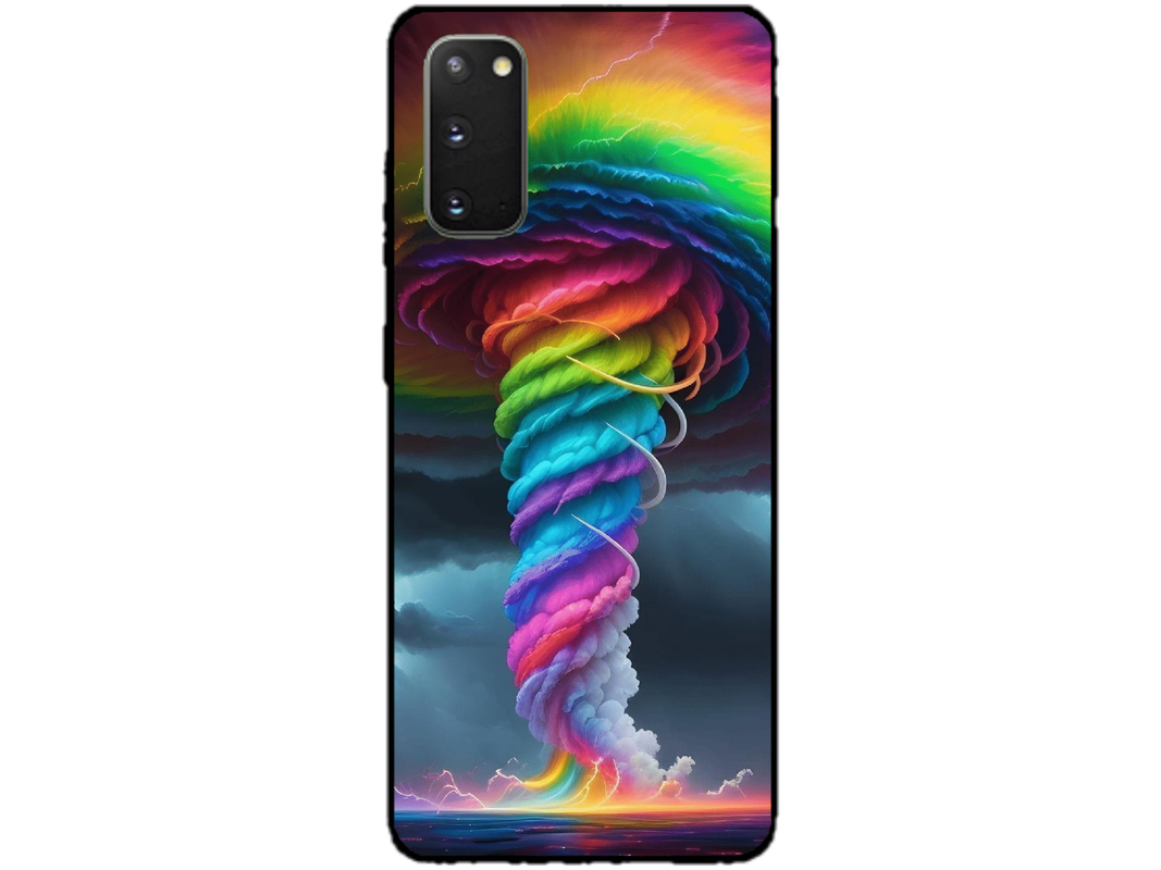 Skin Rainbow Storm, compatibil cu Samsung Galaxy S20 5G, M0042