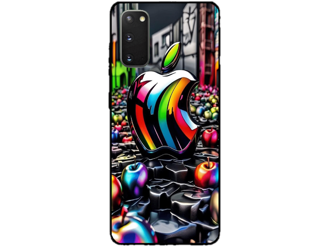 Skin Apple Logo, compatibil cu Samsung Galaxy S20, M0240