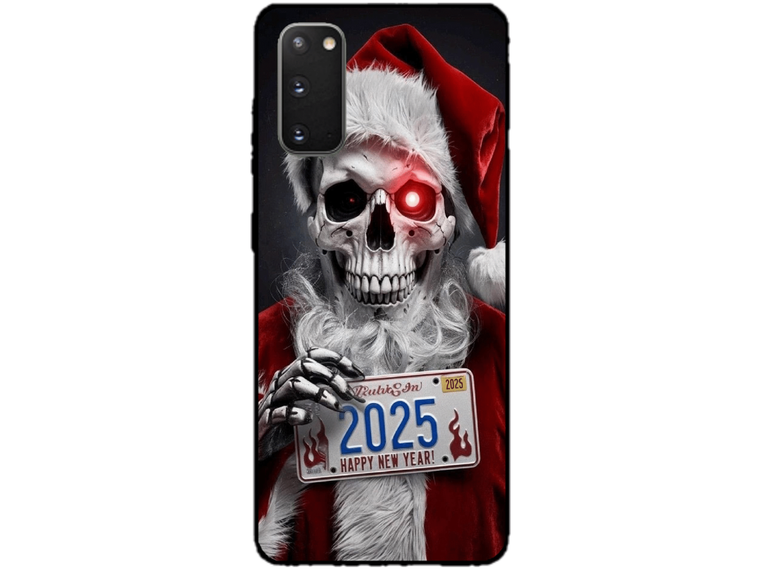 Skin Santa Skull, compatibil cu Samsung Galaxy S20 5G, M0247