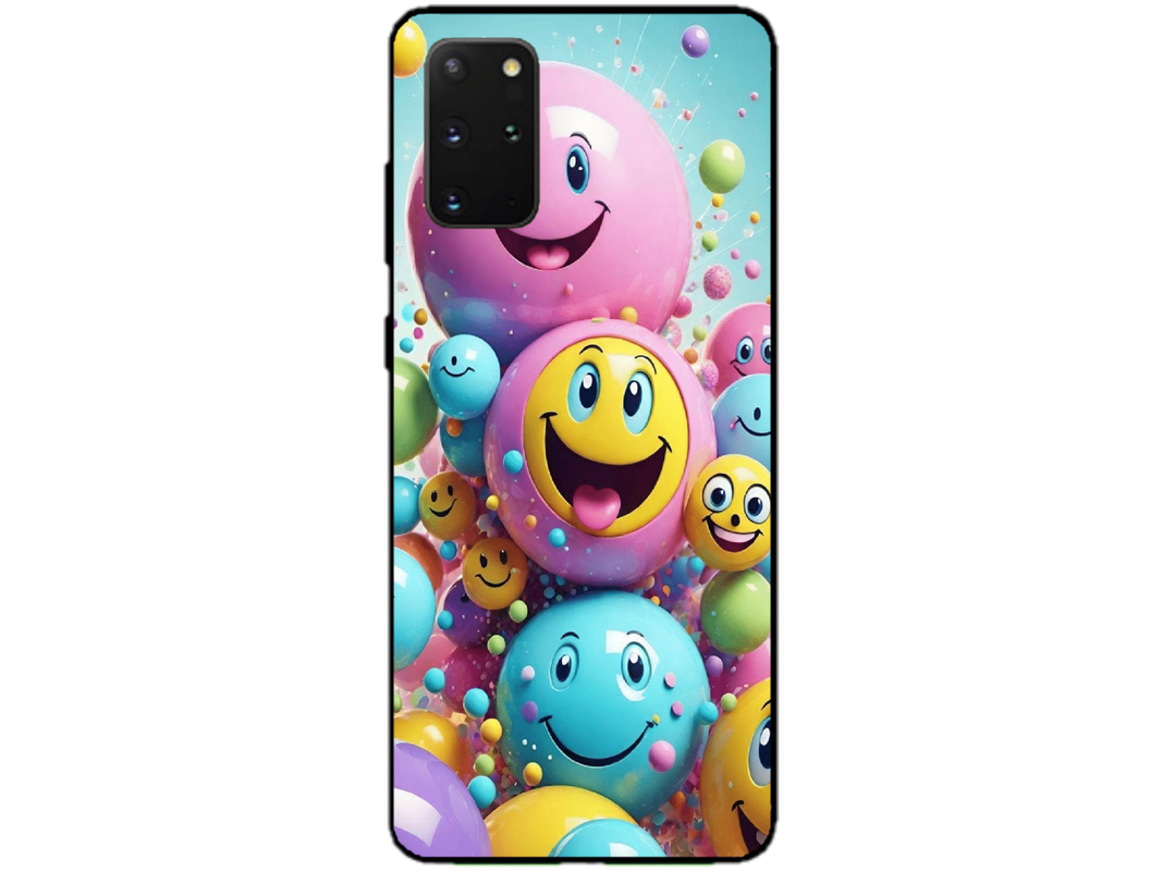 Skin Smiley Ball, compatibil cu Samsung Galaxy S20 Plus, M0007