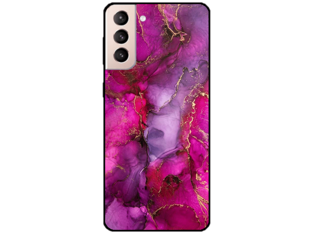 Skin Pink Marble, compatibil cu Samsung Galaxy S22 Plus 5G, M0043