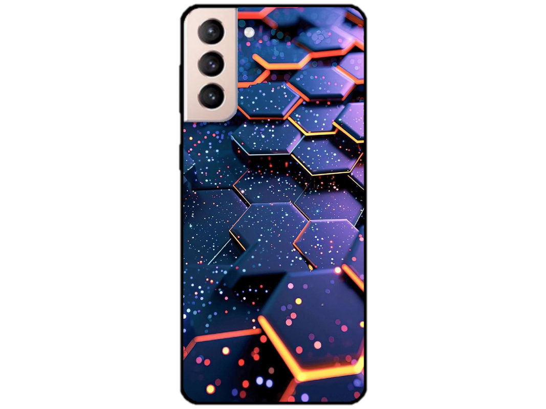 Skin Hexagons 1, compatibil cu Samsung Galaxy S21 FE 5G, M0209