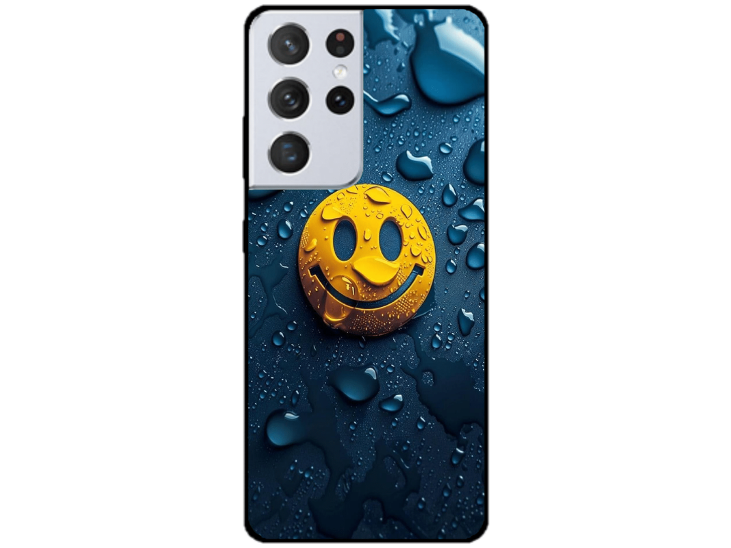 Skin Smiley Rain, compatibil cu Samsung Galaxy S21 Ultra 5G, M0028
