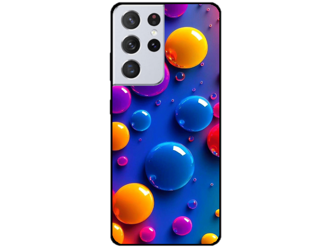 Skin Rainbow Drops 1, compatibil cu Samsung Galaxy S21 Ultra 5G, M0029