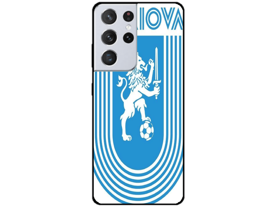 Skin FC Craiova, compatibil cu Samsung Galaxy S21 Ultra 5G, M0120