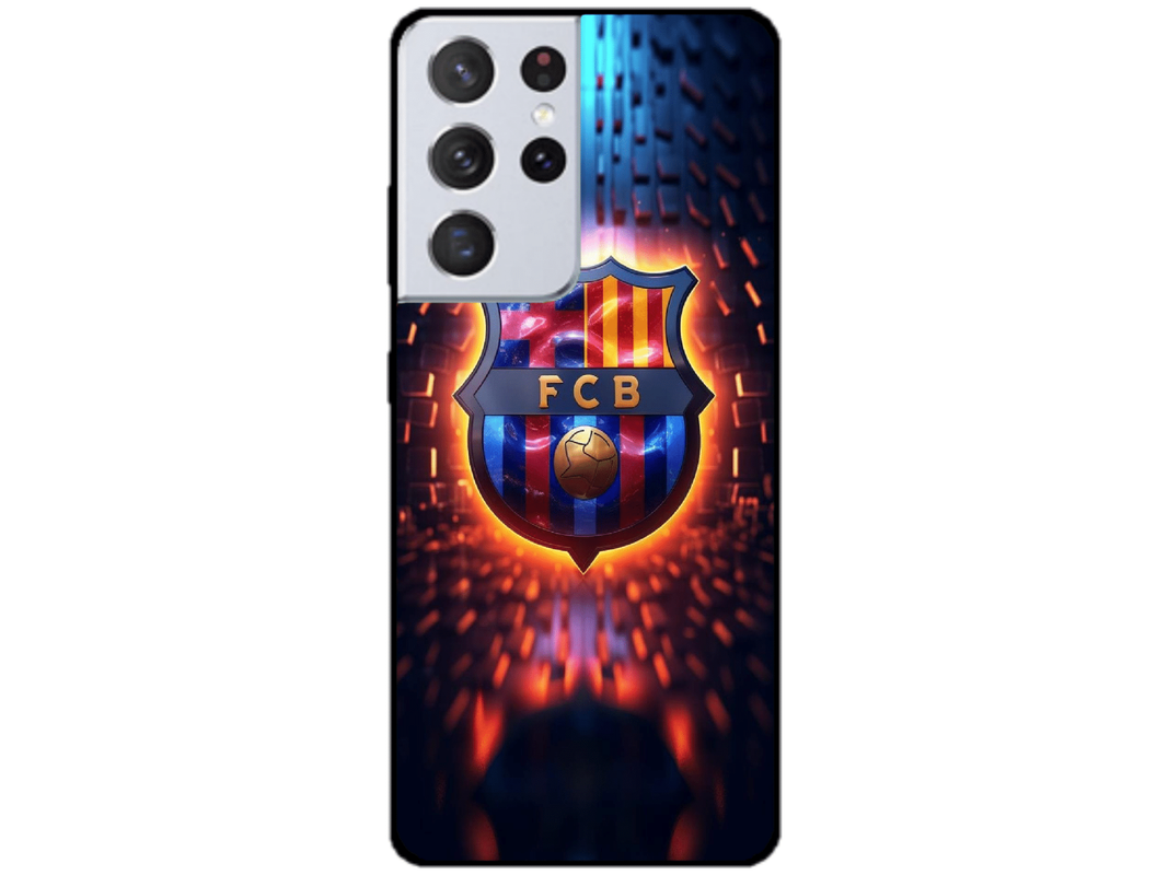 Skin FC Barcelona 3, compatibil cu Samsung Galaxy S21 Ultra 5G, M0127