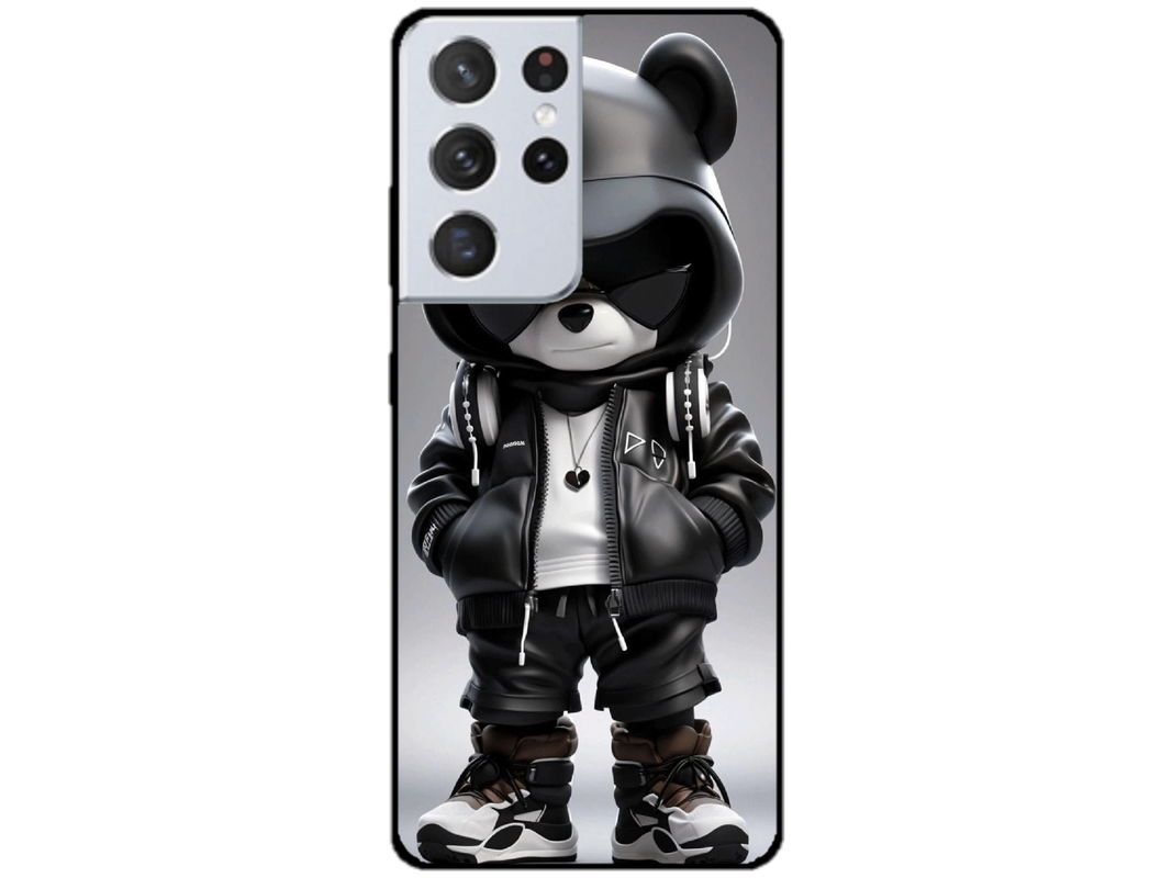 Skin Cool Bear 1, compatibil cu Samsung Galaxy S21 Ultra 5G, M0129