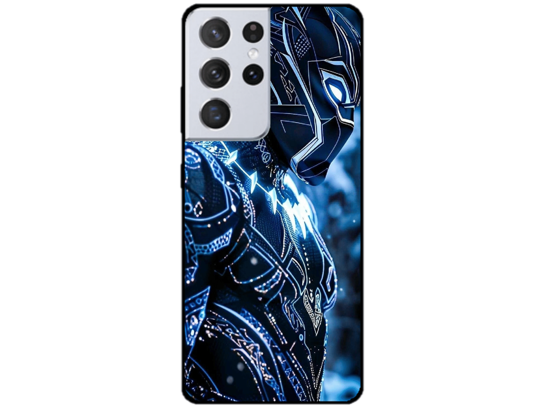 Skin Black Panther, compatibil cu Samsung Galaxy S21 Ultra 5G, M0147