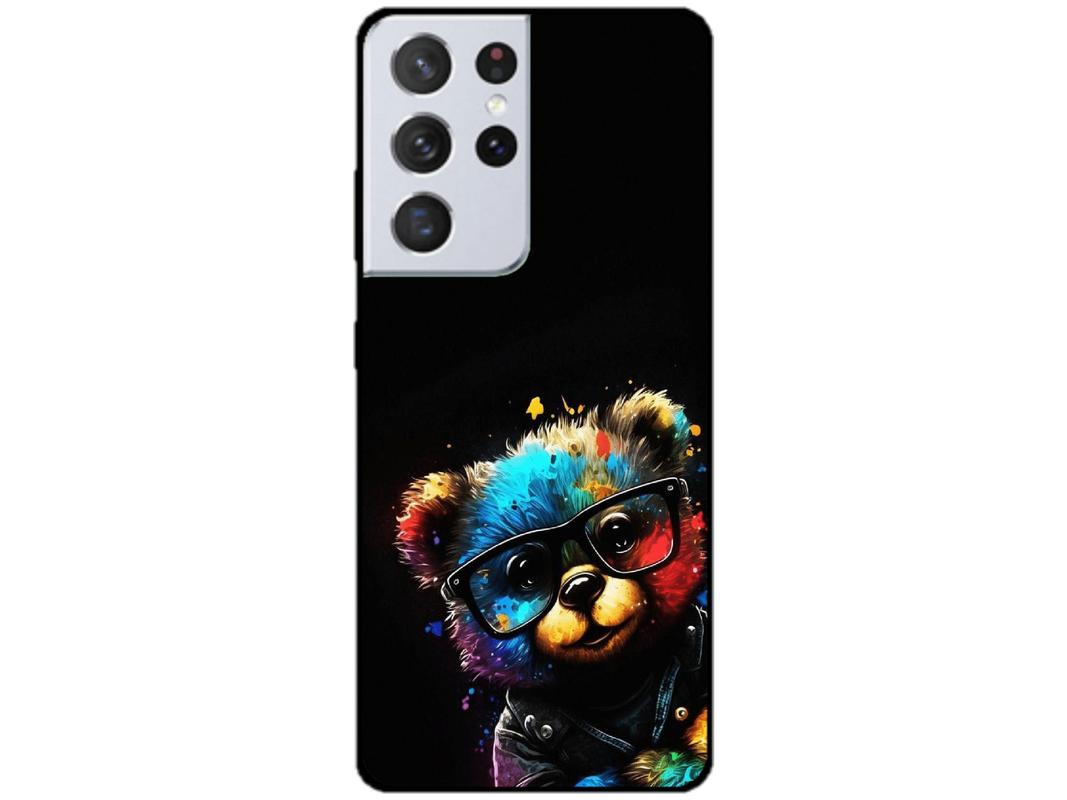 Skin Rainbow Bear 5, compatibil cu Samsung Galaxy S21 Ultra 5G, M0228