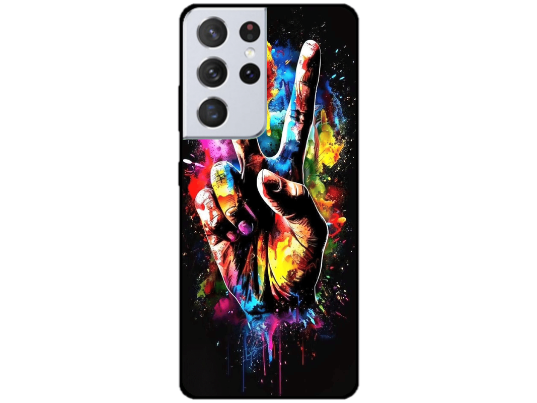 Skin Peace, compatibil cu Samsung Galaxy S21 Ultra 5G, M0241