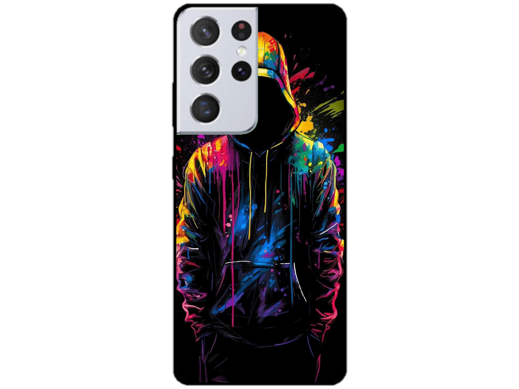 Skin Rebel Hoodie, compatibil cu Samsung Galaxy S21 Ultra 5G, M0242