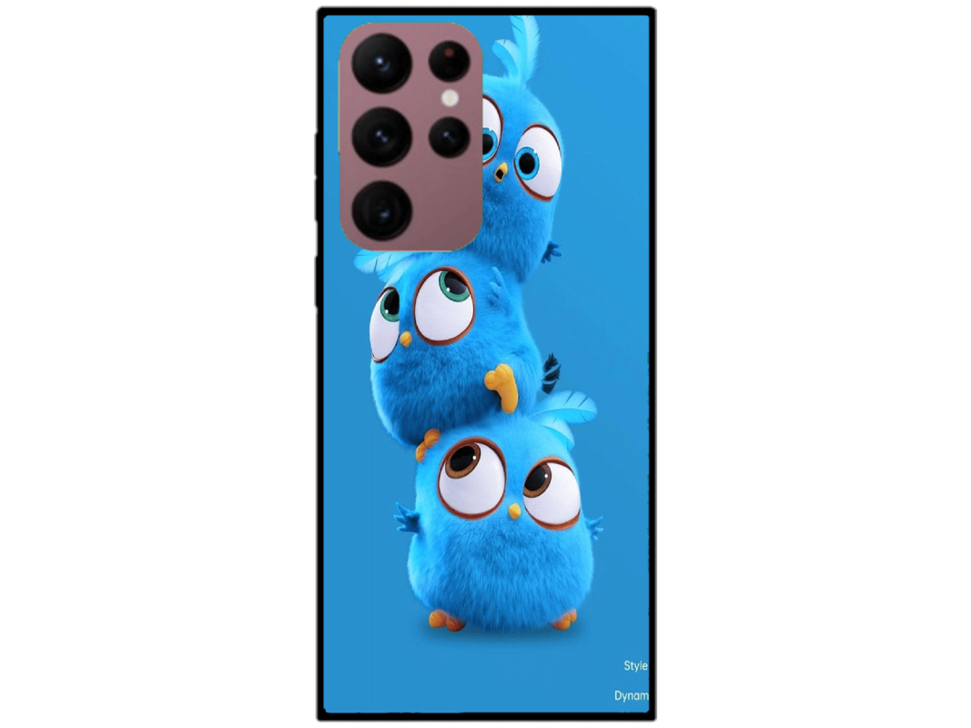 Skin Blue Bird, compatibil cu Samsung Galaxy S22 Ultra 5G, M0014