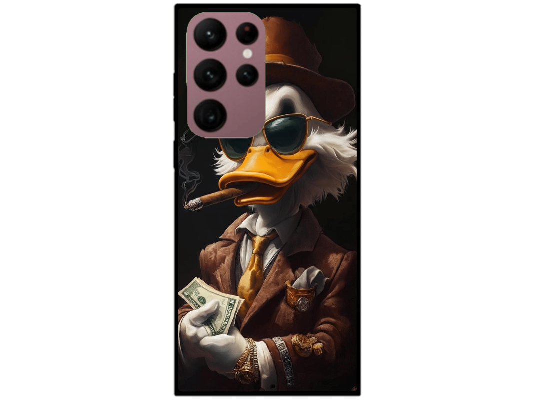 Skin Cool Duck, compatibil cu Samsung Galaxy S22 Ultra 5G, M0080