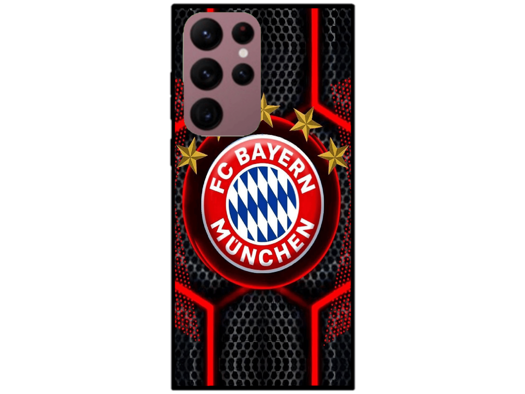 Skin FC Bayern 3, compatibil cu Samsung Galaxy S22 Ultra 5G, M0107