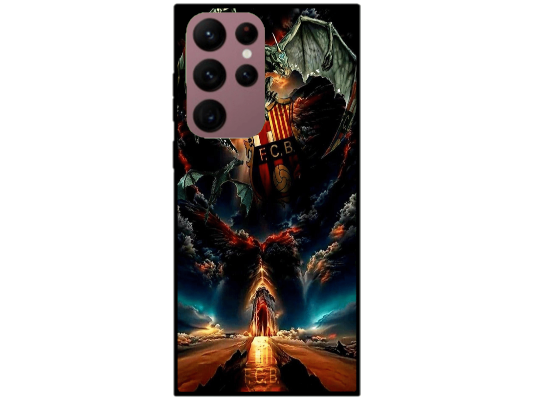 Skin FC Barcelona 2, compatibil cu Samsung Galaxy S22 Ultra 5G, M0121