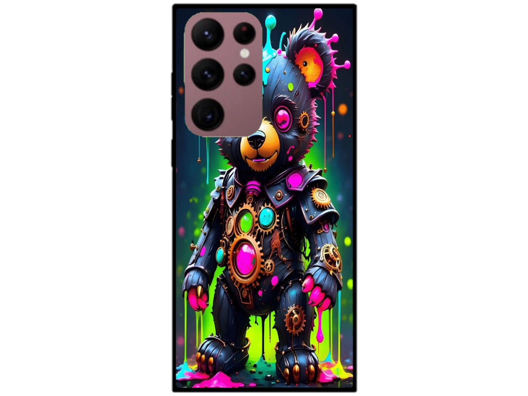 Skin Rainbow Bear 2, compatibil cu Samsung Galaxy S22 Ultra 5G, M0159