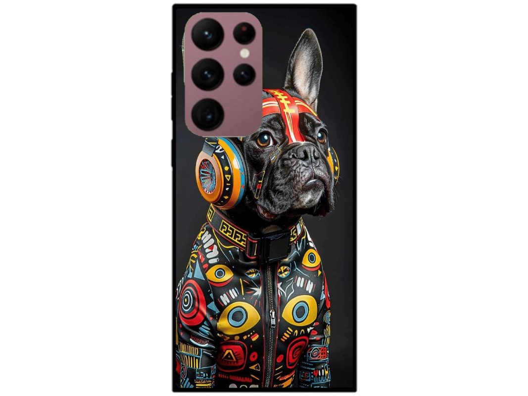 Skin Cool Dog 1, compatibil cu Samsung Galaxy S22 Ultra 5G, M0189