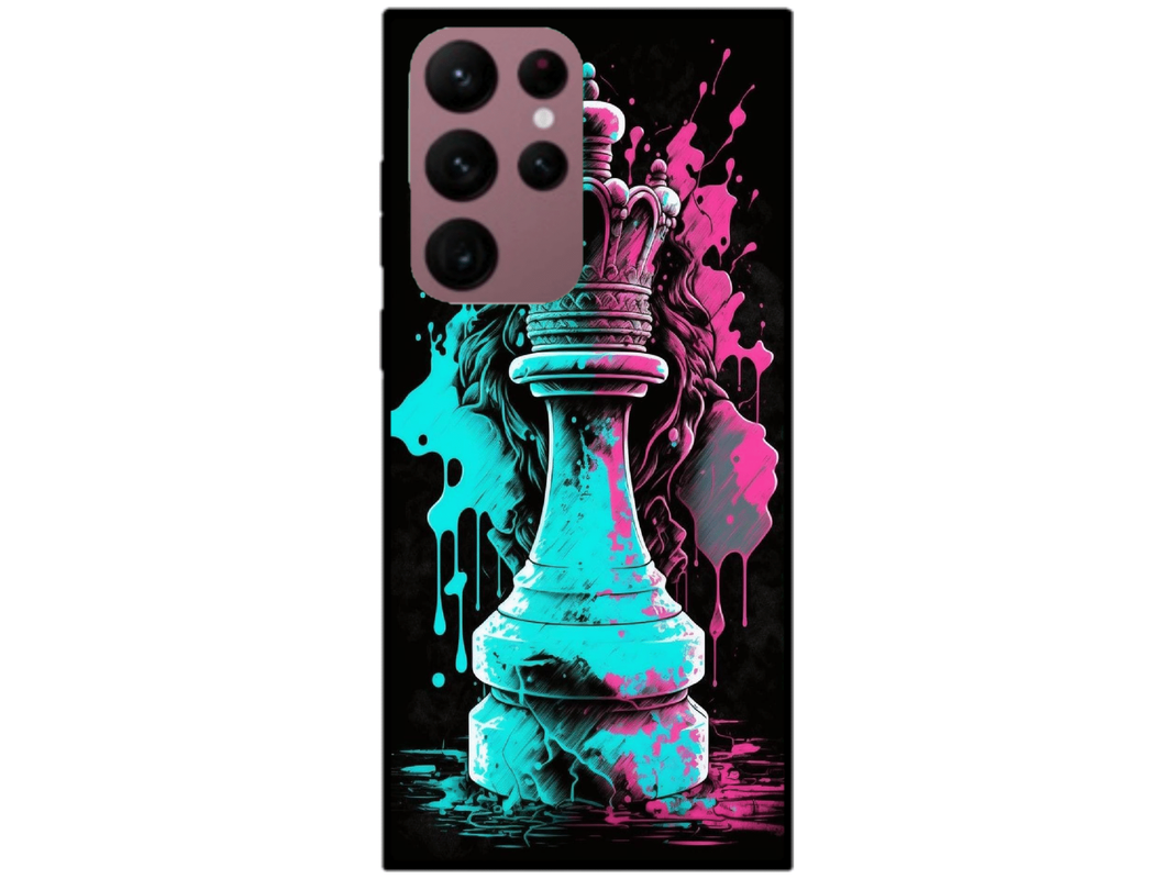 Skin Chess, compatibil cu Samsung Galaxy S22 Ultra 5G, M0223
