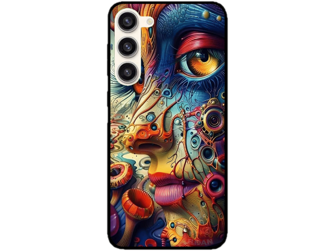 Skin Abstract Face, compatibil cu Samsung Galaxy S24, M0045
