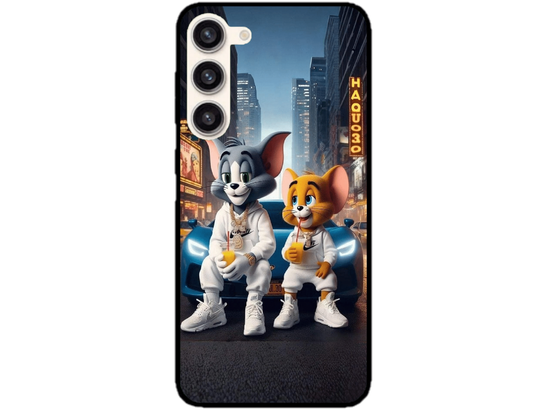 Skin Tom si Jerry 3, compatibil cu Samsung Galaxy S24 Plus, M0144