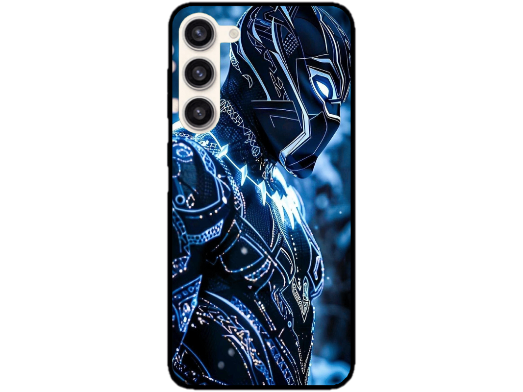 Skin Black Panther, compatibil cu Samsung Galaxy S23, M0147