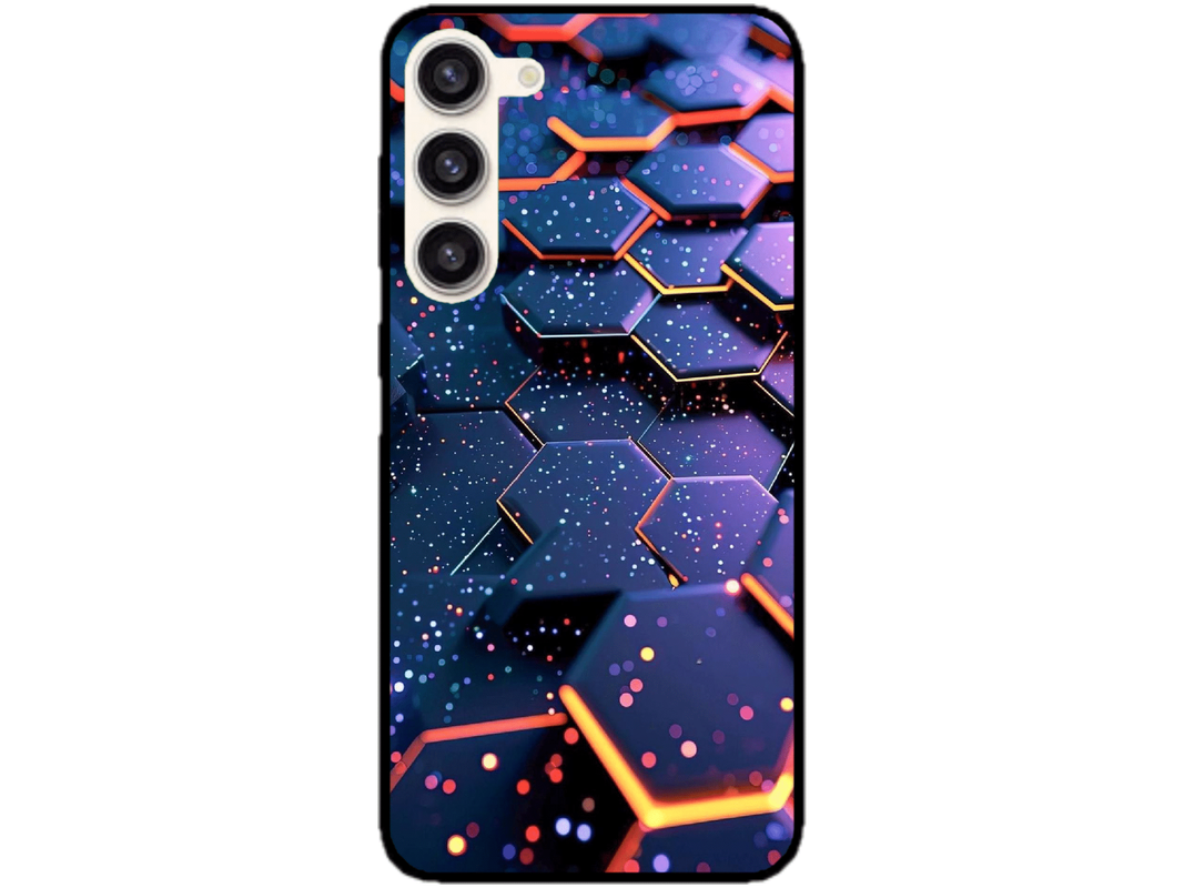 Skin Hexagons 1, compatibil cu Samsung Galaxy S24 Plus, M0209