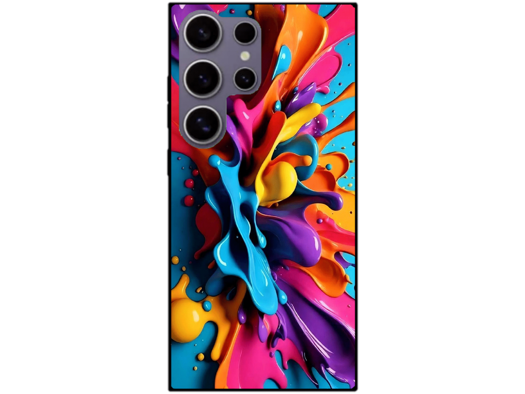 Skin Rainbow Drops 2, compatibil cu Samsung Galaxy S23 Ultra, M0030